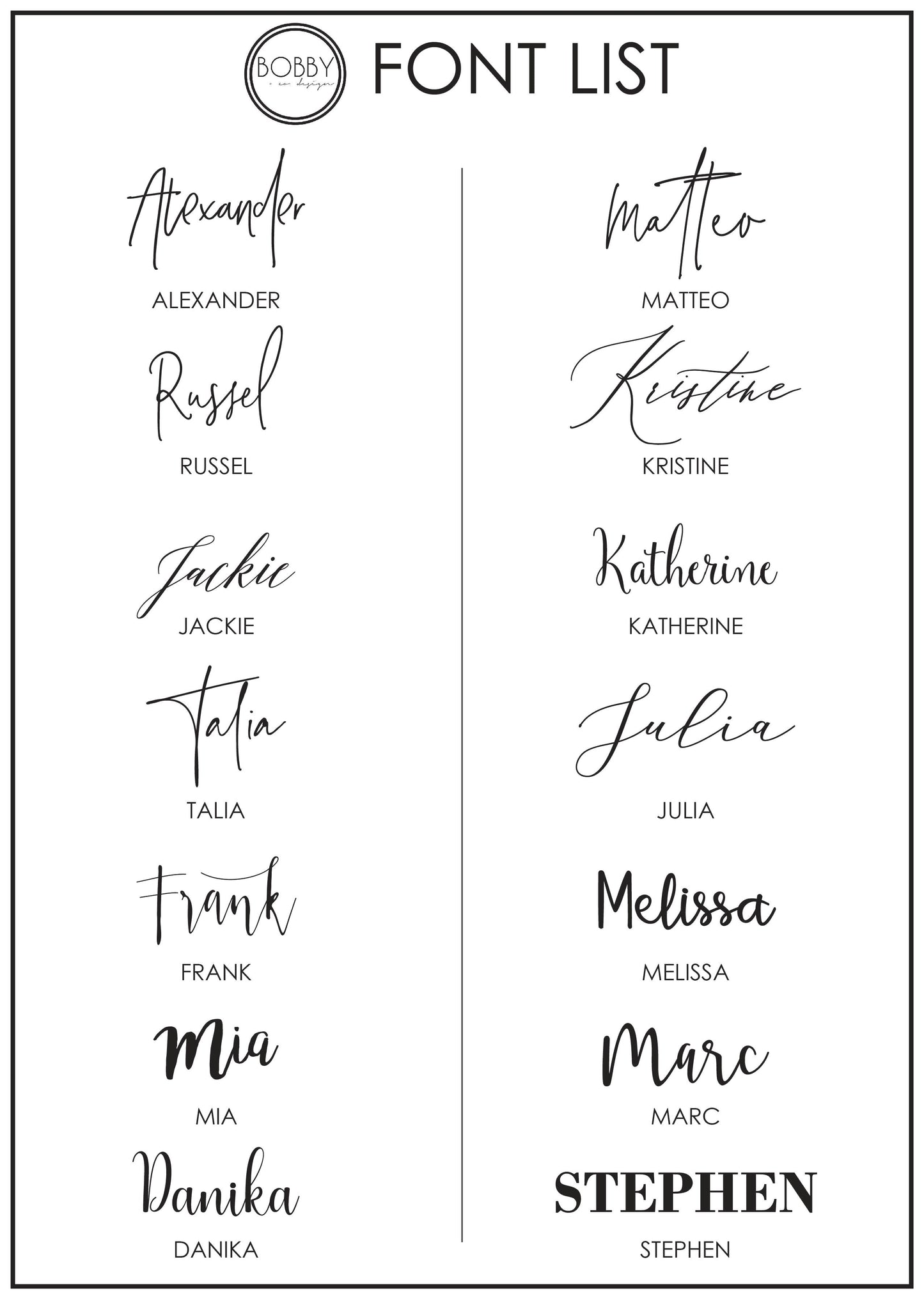 Black Acrylic Hexagon Place Card