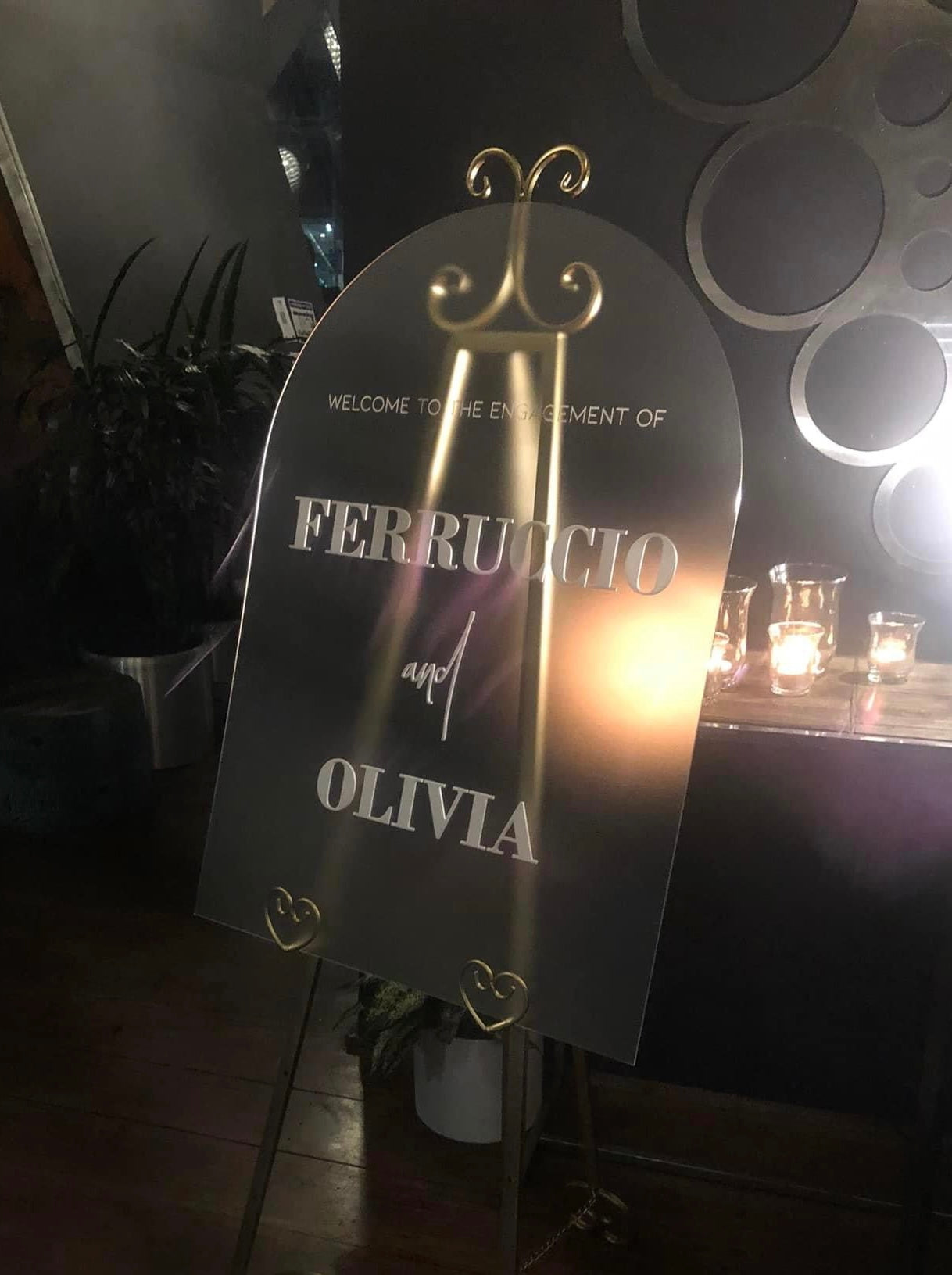 A1 3D Acrylic Welcome Sign