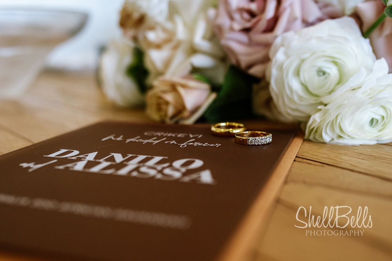 A5 Frosted Sandstone Acrylic Invitation