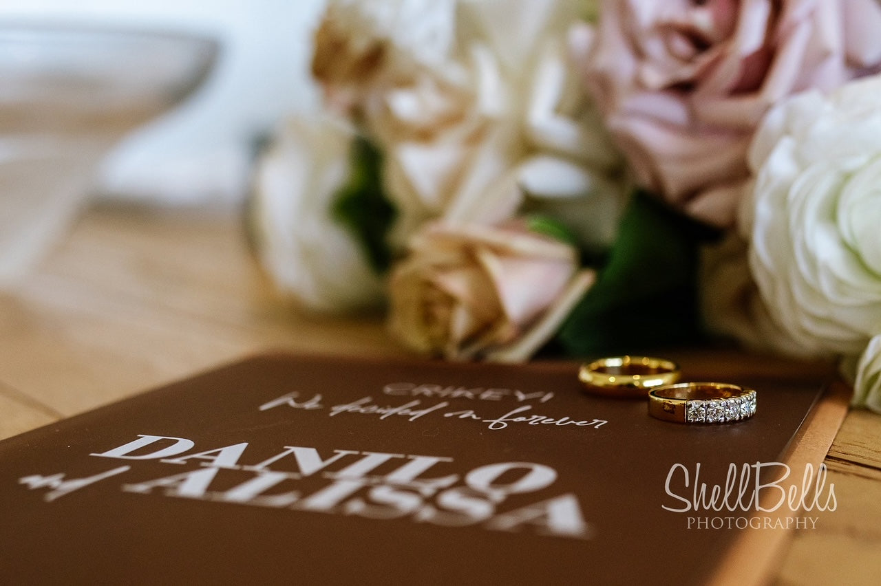 A5 Frosted Sandstone Acrylic Invitation