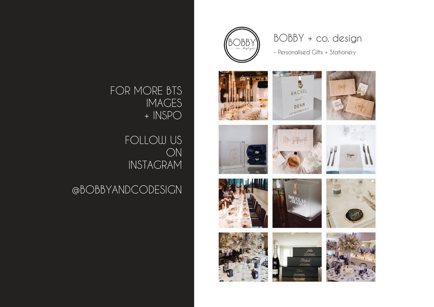 Gold Acrylic Round Place Card