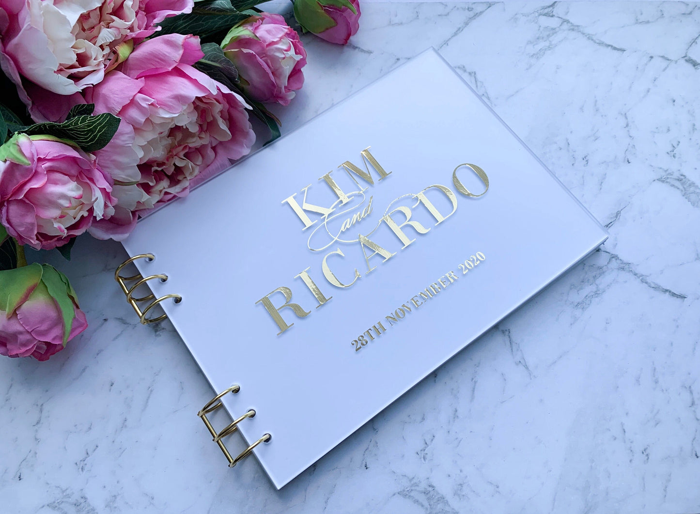 Frosted Acrylic Guest Book