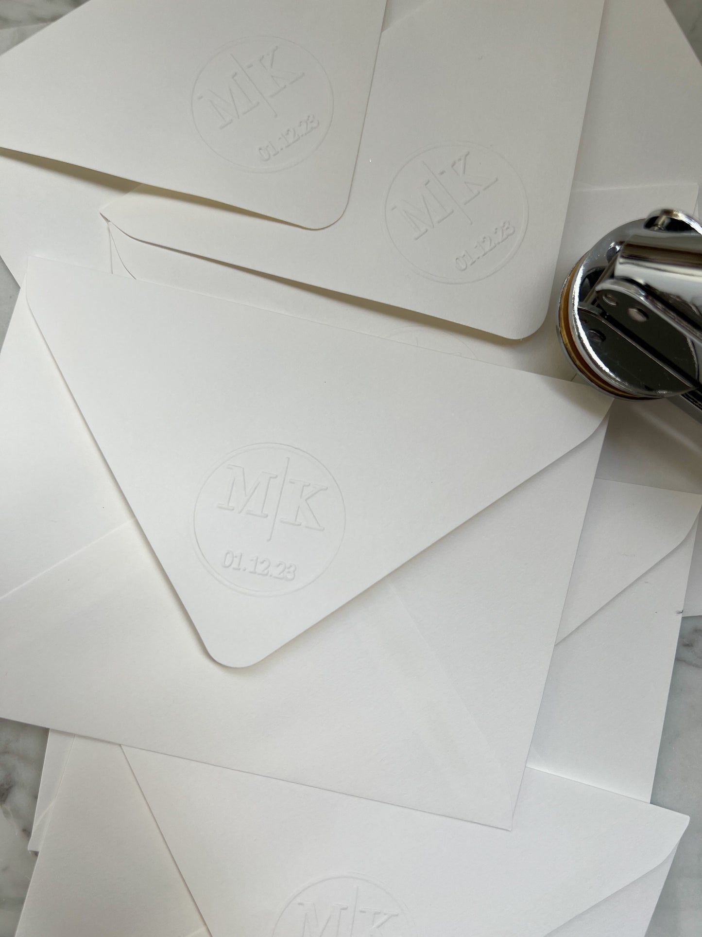 Custom Monogram Stamp Embosser
