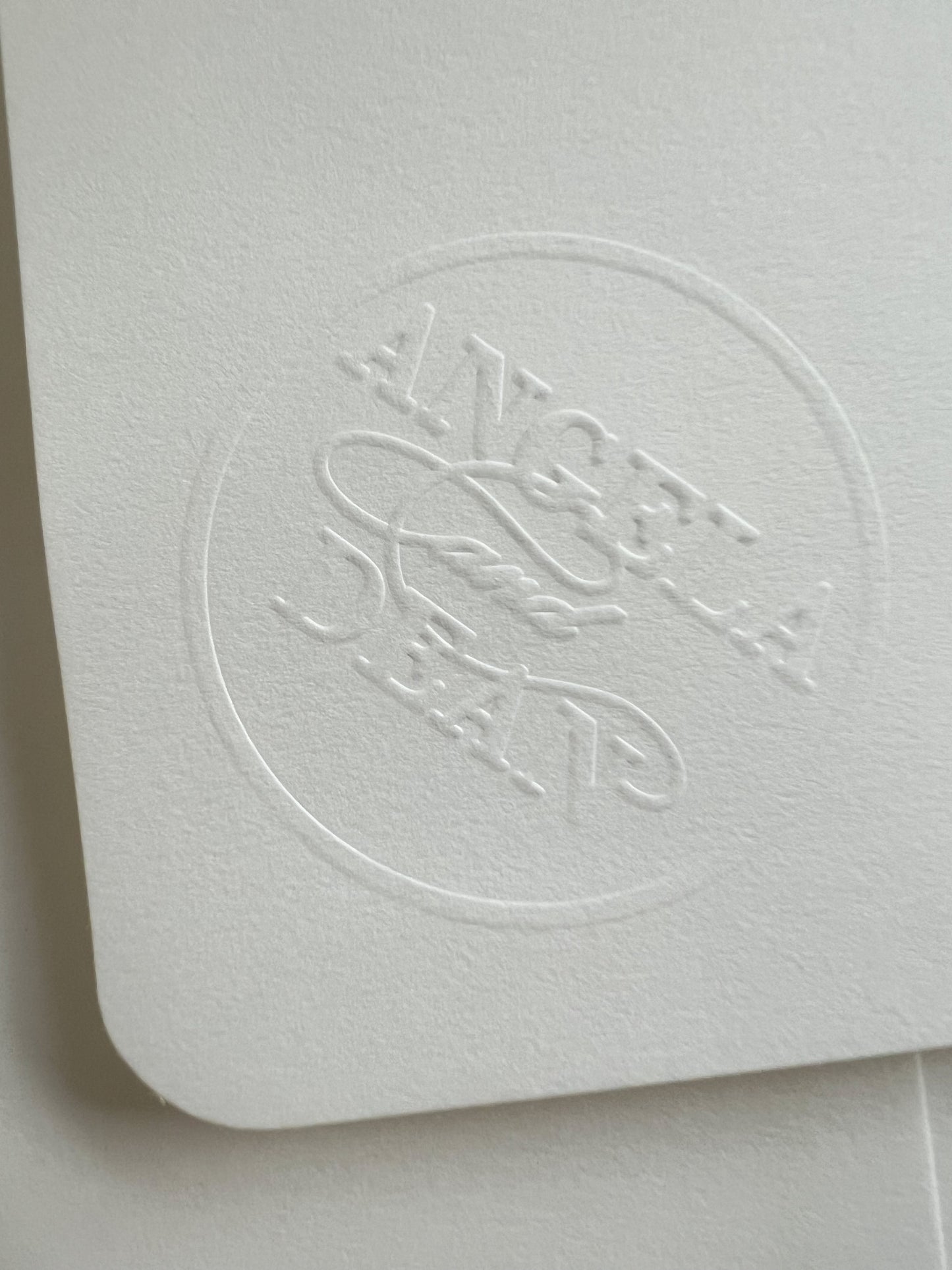 Custom Monogram Stamp Embosser