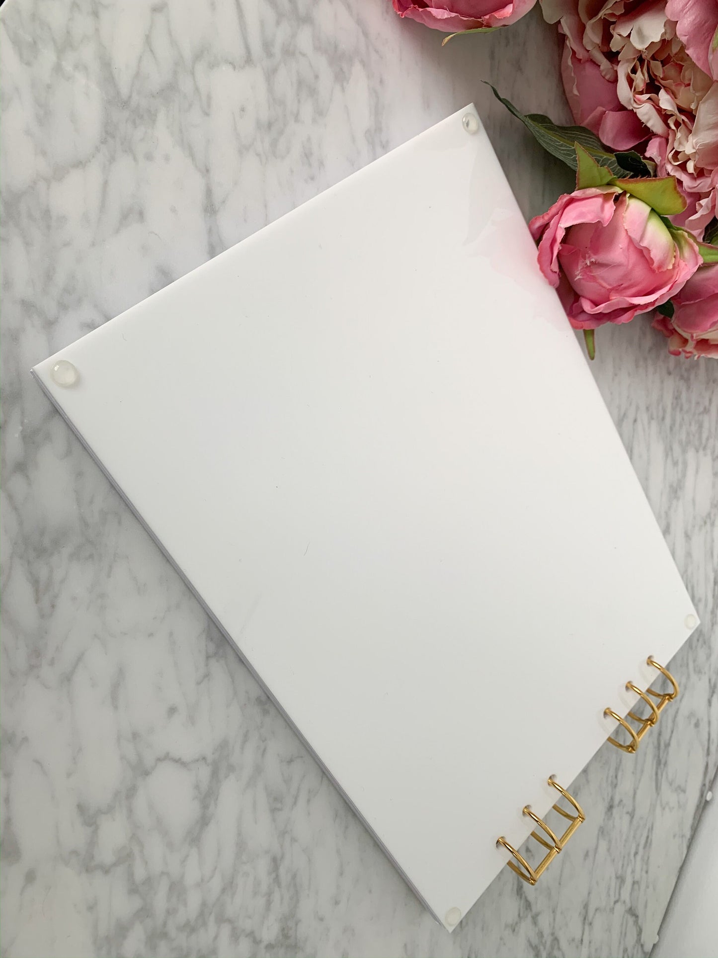 White Acrylic Guest Book