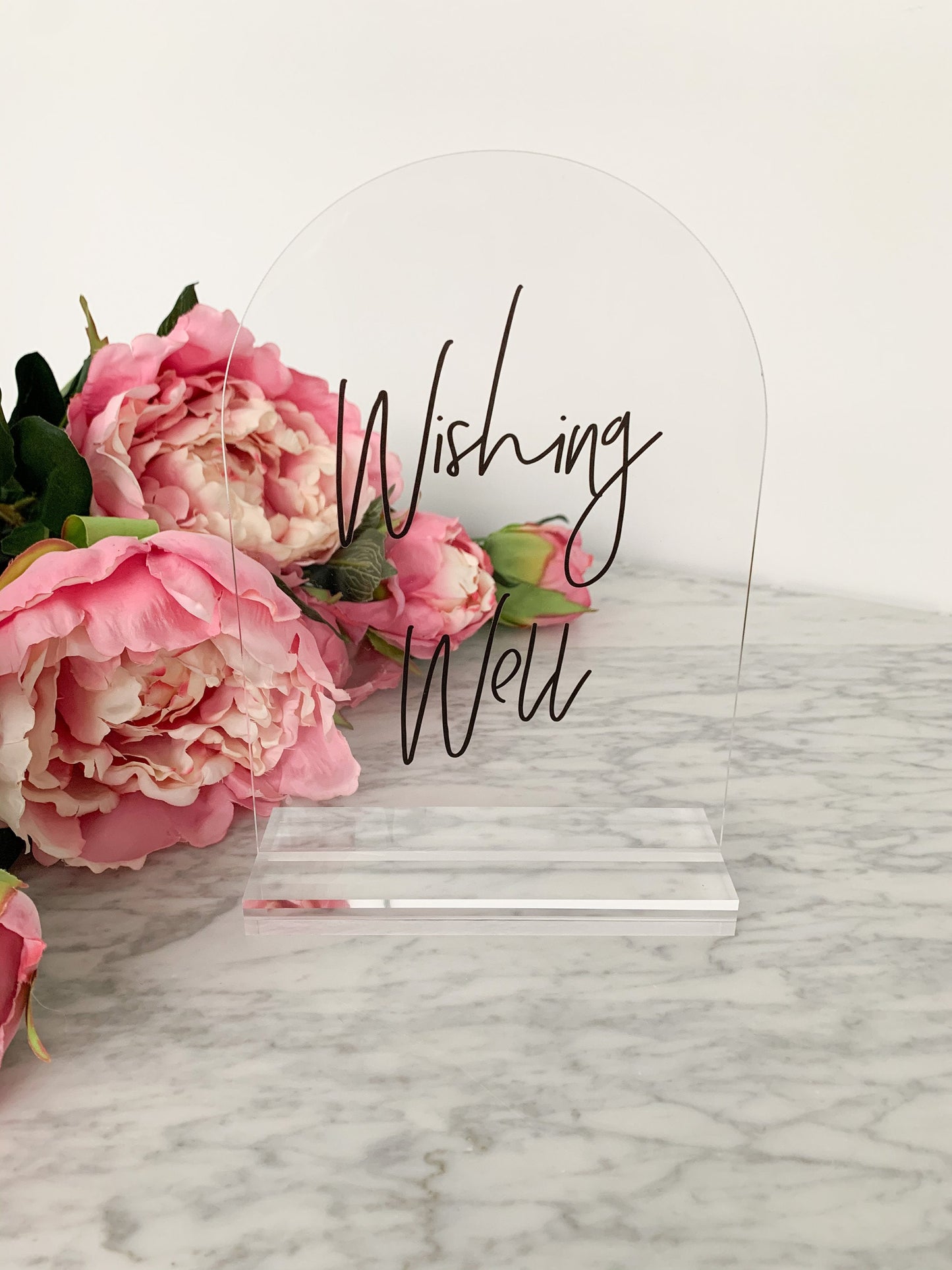 A5 Clear Acrylic Sign