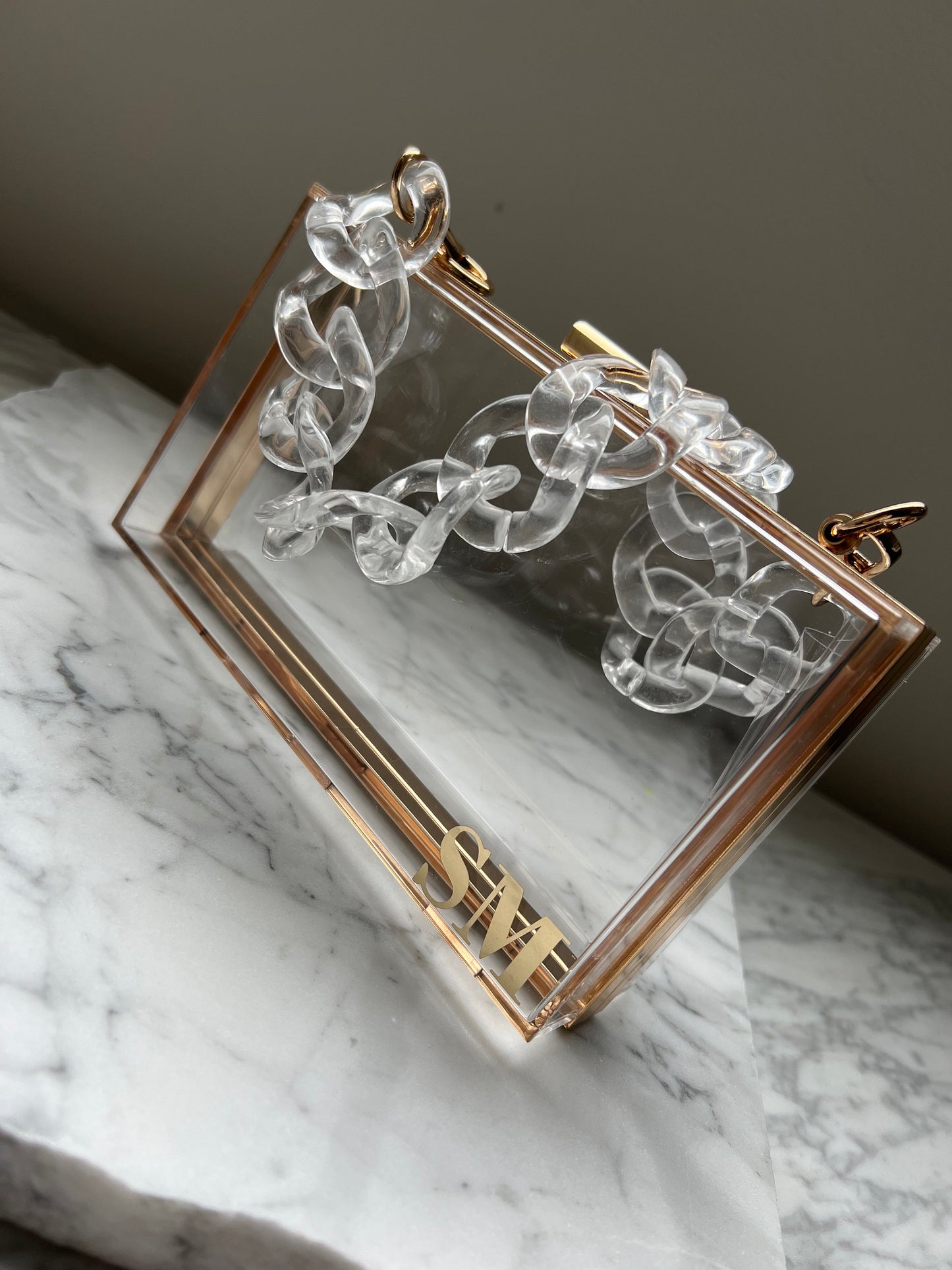 Clear Acrylic Clutch Bag