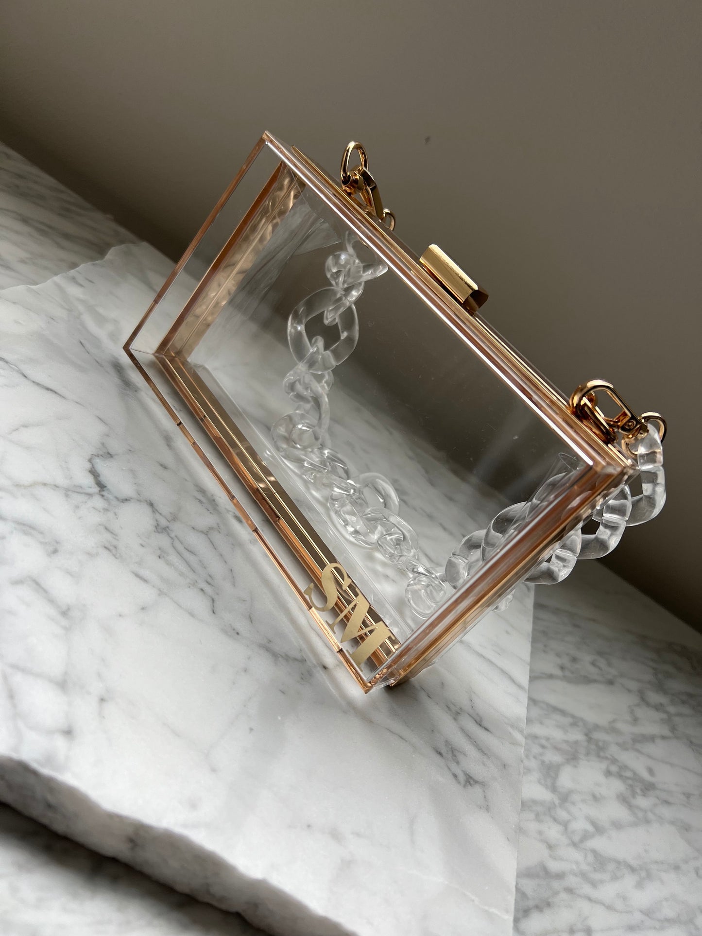 Clear Acrylic Clutch Bag