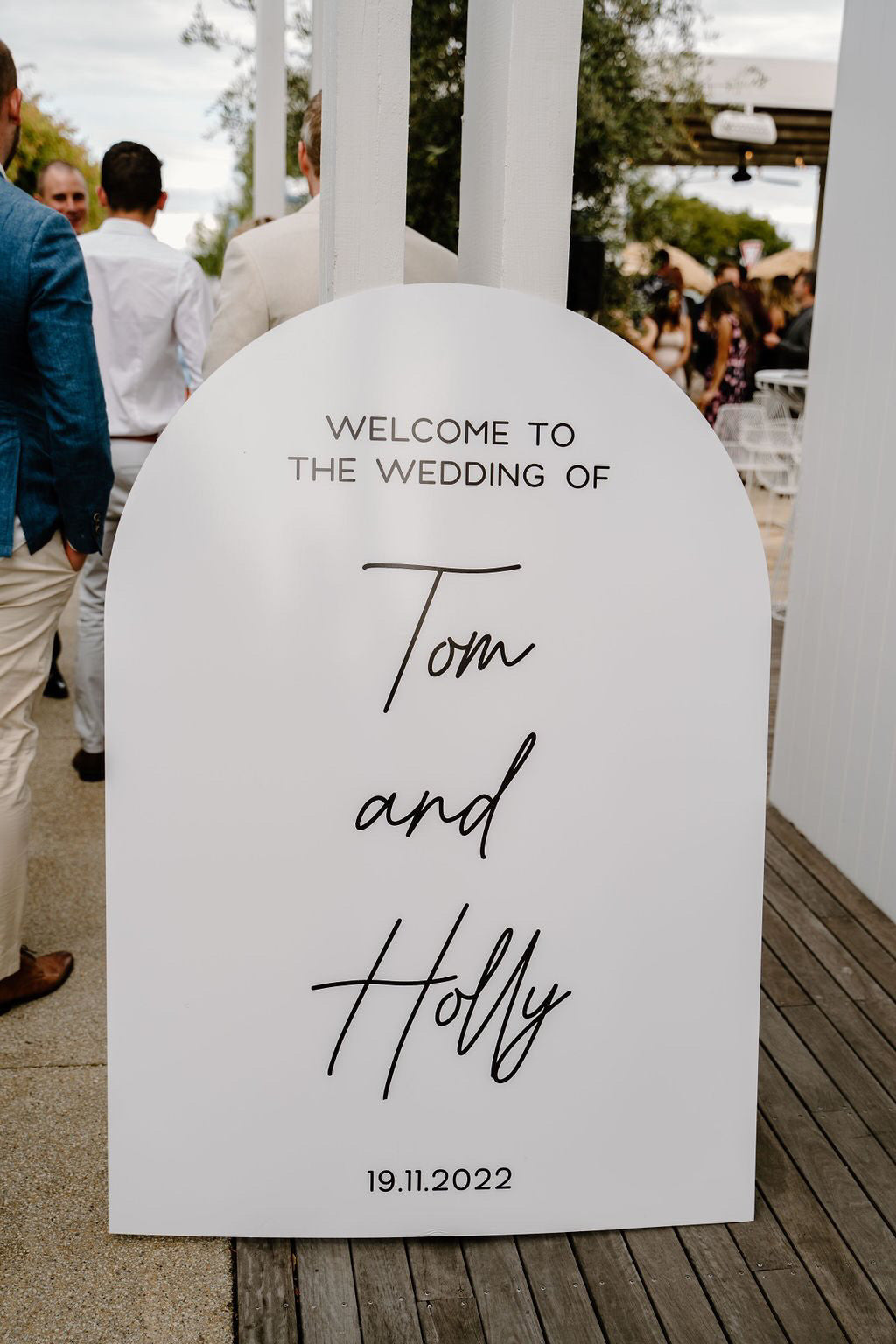 Welcome Foam Board Sign