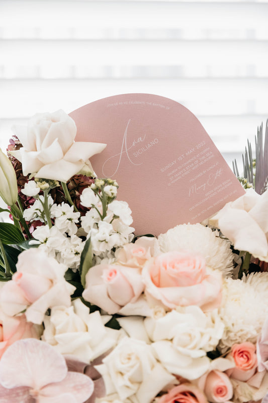 A5 Half Arch Card Invitation