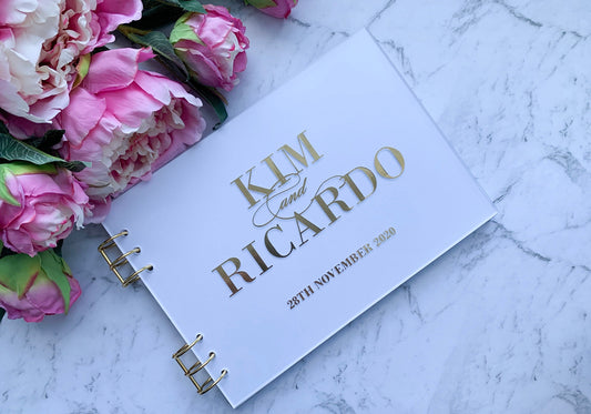 Frosted Acrylic Guest Book