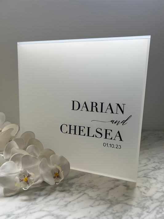 Seamless Matte Frosted Acrylic Wishing Well Box