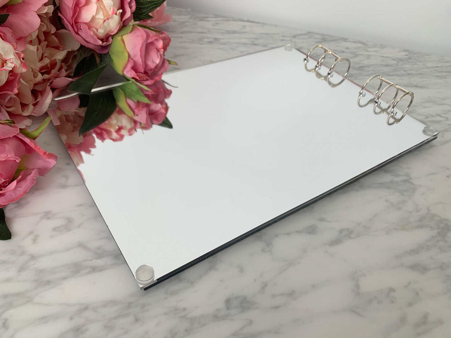 Silver Acrylic Guest Book