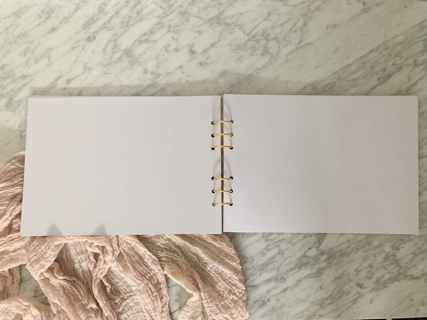 Beige Acrylic Guest Book